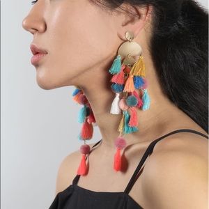 Stella + Ruby Calypso Tassel Earrings